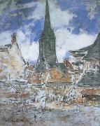 Claude Monet The Bell-Tower of Saint-Catherine at Honfleur oil painting artist